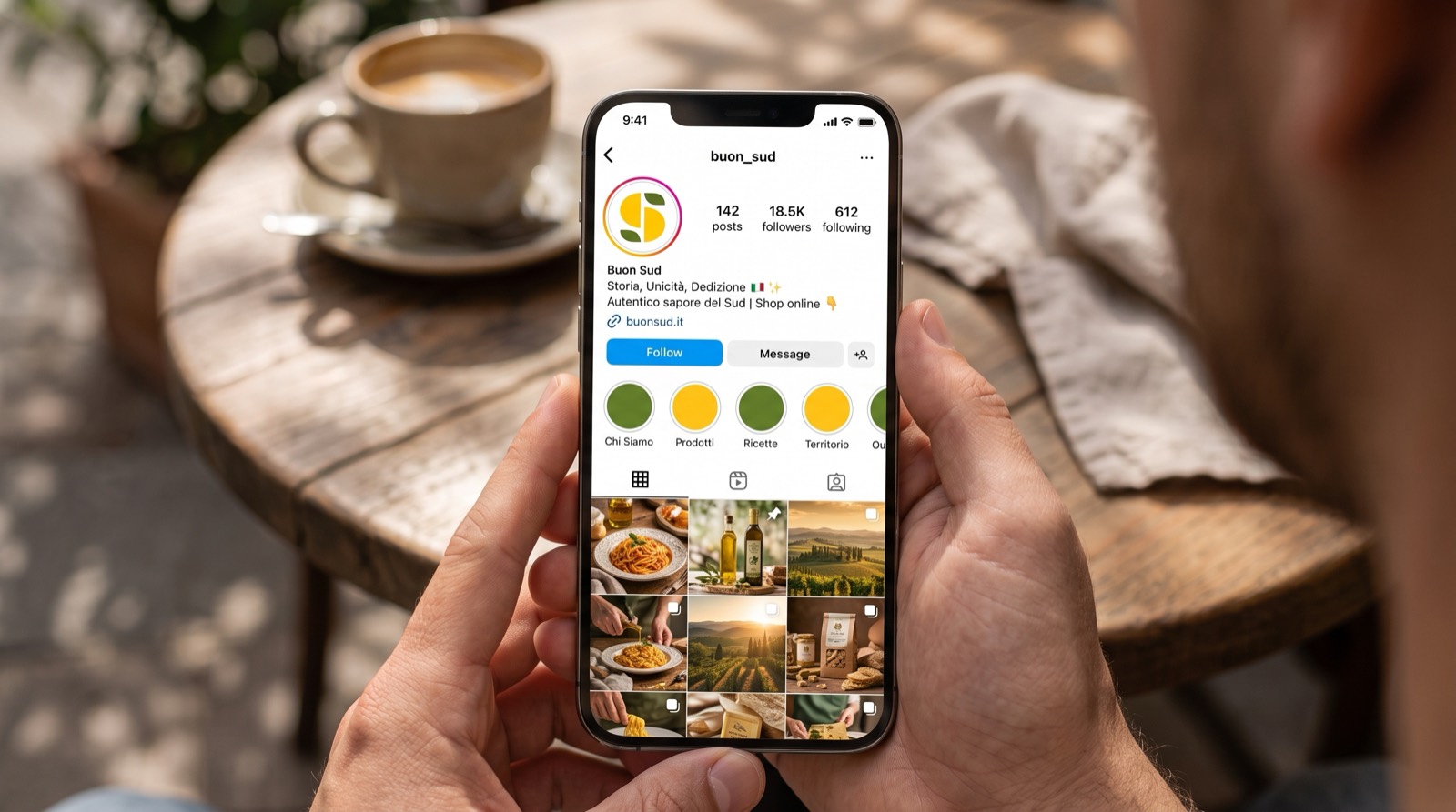 Profilo Instagram Buon Sud